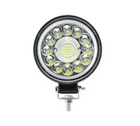 TWMEU Phares Antibrouillard Auto Phare De Travail LED 99 W 123 W Barre LED Ronde Et Carrée De 4 Pouces Projecteur Antibrouillard 12 V 24 V Tout-terrain 4x4 1/2/4 Pièces(1Pcs Round 99W)