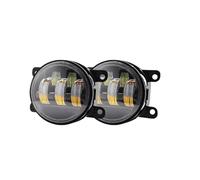 TWMEU Phares Antibrouillard Auto Pour Lada Pour Vesta Pour Lada Pour X-Ray 1 Paire Feux Antibrouillard LED PTF 50 W 5 Lentilles Feux Brouillard Tout-terrain H11 Blanc Ambre
