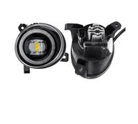 TWMEU Phares Antibrouillard Auto Pour VW Pour Passat CC (357) 2008-2011 2 X 30W H11 Voiture LED Feux Brouillard Avec Angel Eye DRL Feux De Jour(White and Yellow)