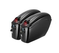 TWMEU Sac Selle Moto pour Dyna pour V-Rod pour Vstar 650 pour VTX 1100 1300 Boulevard C50 Sacoches Rigides Universelles pour Moto(26L)