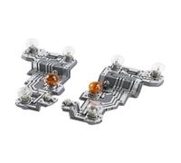 TWMEU Support Lampe Feu Arrière Pour Benz Classe C S204 Station Wagon 2007 2008 2009 2010 2048201700 2048201800 Circuit Imprimé Feu Arrière Avec Ampoule Platine Feu Arriere(1 Pair)