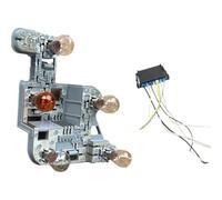 TWMEU Support Lampe Feu Arrière Pour Benz W204 Classe C C180 C200 C280 C300 C320 2007 - 2011 Porte-ampoule De Feu Arrière Accessoires Base Circuit Imprimé Platine Feu Arriere(Left A Set)