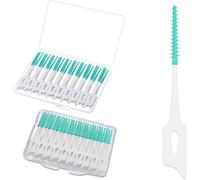 Two Boxes Of 80 Interdental Brushes,Silicone Interdental Brushes,Toothbrush,Portable Dual Use Tooth Cure For Cleaning Interdental Spaces