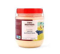 Two Brothers Buffalo Ghee (1000 ml) | Saveur aromatique | Ghee bufflao traditionnel baratté à la main | Qualité fraîche de la ferme, naturelle et pure | Bonté ayurvédique