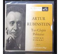 TWO Chopin Polonaises Ep 45 Rpm Record