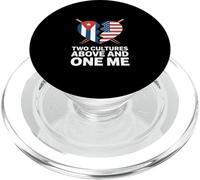 Two Cultures One Me Drôle Cubaine Américaine PopSockets PopGrip pour MagSafe
