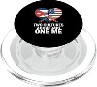 Two Cultures One Me Drôle Cubaine Américaine PopSockets PopGrip pour MagSafe