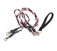 Two Dog Leads - 15m Outdoor Double Elastic Leash with 360° Swivel, Large & Small Dog Training Leads Outdoor Pet Training Supplies for Puppies, Walking, Running, Camping