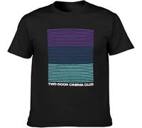 Two Door Cinema Club Liner T Shirt Printed Tee Graphic Top for Men Black XXL