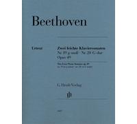 Two Easy Piano Sonatas No. 19 And No. 20 G Minor And G Major Op. 49 No. 1 And No. 2