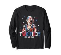 Two Fiddy 250 Anniversary George Washington July 4th Manche Longue