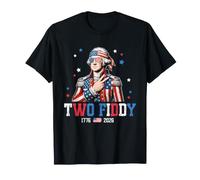 Two Fiddy 250 Anniversary George Washington July 4th T-Shirt