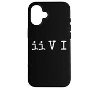 Two Five One II V I Jazz Chord Progress Music Coque pour iPhone 16