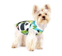Two Happy Pandas Gilet pour chien en coton respirant confortable et élégant Taille L