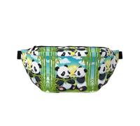 Two Happy Pandas Sac banane polyvalent léger respirant et réglable pour voyage, cyclisme et utilisation quotidienne
