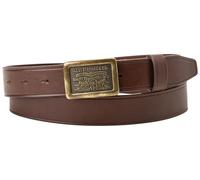 TWO HORSE LOGO PLAQUE BELT