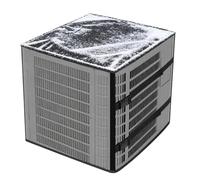 Two-in- Full Mesh Outdoor AC Cover - Waterproof Top & Debris Wrap | 81x81x91 Cm | Two-in- Full Mesh Outdoor AC Cover | Waterproof Top Debris Protector For All-Season Air Conditioner Care