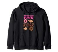 Two in The Pink and One in The Stink Naughty Adult Humour Sweat à Capuche