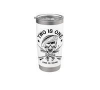 Two Is One, One Is None - Préparation, militaire, motivation Gobelet isotherme en acier inoxydable double paroi