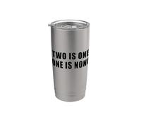 Two Is One, One Is None - Préparation, militaire, motivation Gobelet isotherme en acier inoxydable double paroi