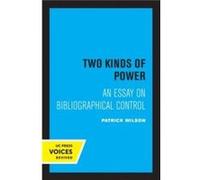 Two Kinds of Power by Patrick Wilson Paperback Book Patrick Wilson (Auteur)