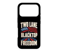 Two Lane Blacktop Freedom T-Shirt Route Américaine Coque pour iPhone 17 Pro