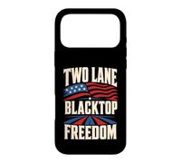 Two Lane Blacktop Freedom T-Shirt Route Américaine Coque pour iPhone 17 Pro Max