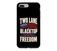 Two Lane Blacktop Freedom T-Shirt Route Américaine Coque pour iPhone 7 Plus/8 Plus