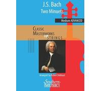 Two Minuets, BWV 812 (from Anna Magdalena Bach): String Orchestra Score and Parts
