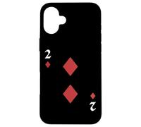 Two of Diamonds Deck of Cards Costume d'halloween Coque pour iPhone 16 Plus