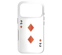 Two of Diamonds Deck of Cards Costume d'halloween Coque pour iPhone 17 Pro