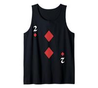 Two of Diamonds Deck of Cards Costume d'halloween Débardeur