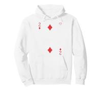 Two of Diamonds Playing Card Easy Halloween Group Costume Sweat à Capuche