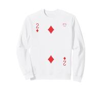 Two of Diamonds Playing Card Easy Halloween Group Costume Sweatshirt