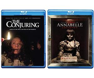 Two Of The Scariest Warrens Case Files (Based On True Events)- The Conjuring (Blu-Ray) + Annabelle Creation (Blu-Ray)
