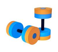 Two-Pack Of Water Dumbbells - Your Aquatic Exercise With EVA Foam Floating Barbells | Professional Water Aerobics Equipment For Swimming Pool Workouts | Low-