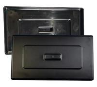 Two Pieces Plastic Cover 34 X 19.5 CM Mix Hoppers Lid