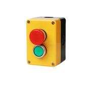 Two Position Push Button Switch With Control Yellow Box NO NC Momentary Reset Use NWPNLXEA(Emergency stop-02)