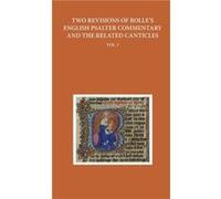 Two Revisions of Rolles English Psalter Commentary and the Related Canticles by Hudson Hardcover Book Hudson (Auteur)