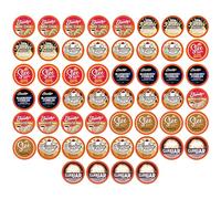 Two Rivers Coffee Lot de 52 dosettes de café dessert compatibles avec les machines à café K Cup, y compris 2.0, assortiment aromatisé à portion unique