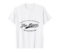 Two Rivers WI Lieu de Naissance de la Glace Sundae T-Shirt