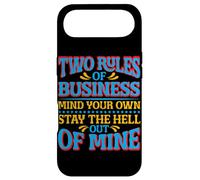 Two Rules of Business, Mind Your Own_- Coque pour iPhone Air