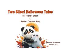 Two Silent Halloween Tales: Two Wordless Adventures: The Friendly Ghost & Panda’s Costume Hunt | A wordless picture book for ages 2-3