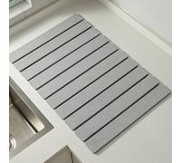 Two Size Quick Dry Stone Mat Kitchen, Foldable Stone Dish Drying Mat, for Kitchen and Bathroom (#2,30*40cm/11.8*15.7in)