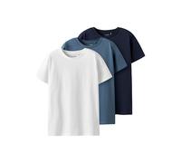 TWO SOON T-Shirt bleu / bleu foncé / blanc, Taille 98-104