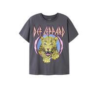TWO SOON T-shirt 'Def Leppard' gris / mélange de couleurs, Taille M