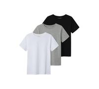 TWO SOON T-Shirt gris / noir / blanc, Taille 110-116