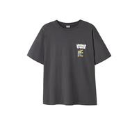 TWO SOON T-Shirt 'Looney Tunes' marron / gris clair / gris foncé / blanc, Taille S