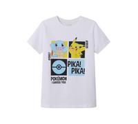 TWO SOON T-Shirt 'Pokémon' marine / bleu clair / jaune / rouge / blanc, Taille 98-104