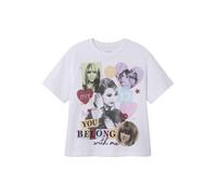 TWO SOON T-Shirt 'Taylor Swift' vert / violet / rouge / noir / blanc, Taille 158-164